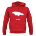 Jamaica Silhouette unisex hoodie