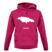 Jamaica Silhouette unisex hoodie