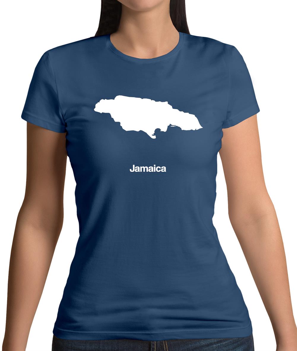 Jamaica Silhouette Womens T-Shirt