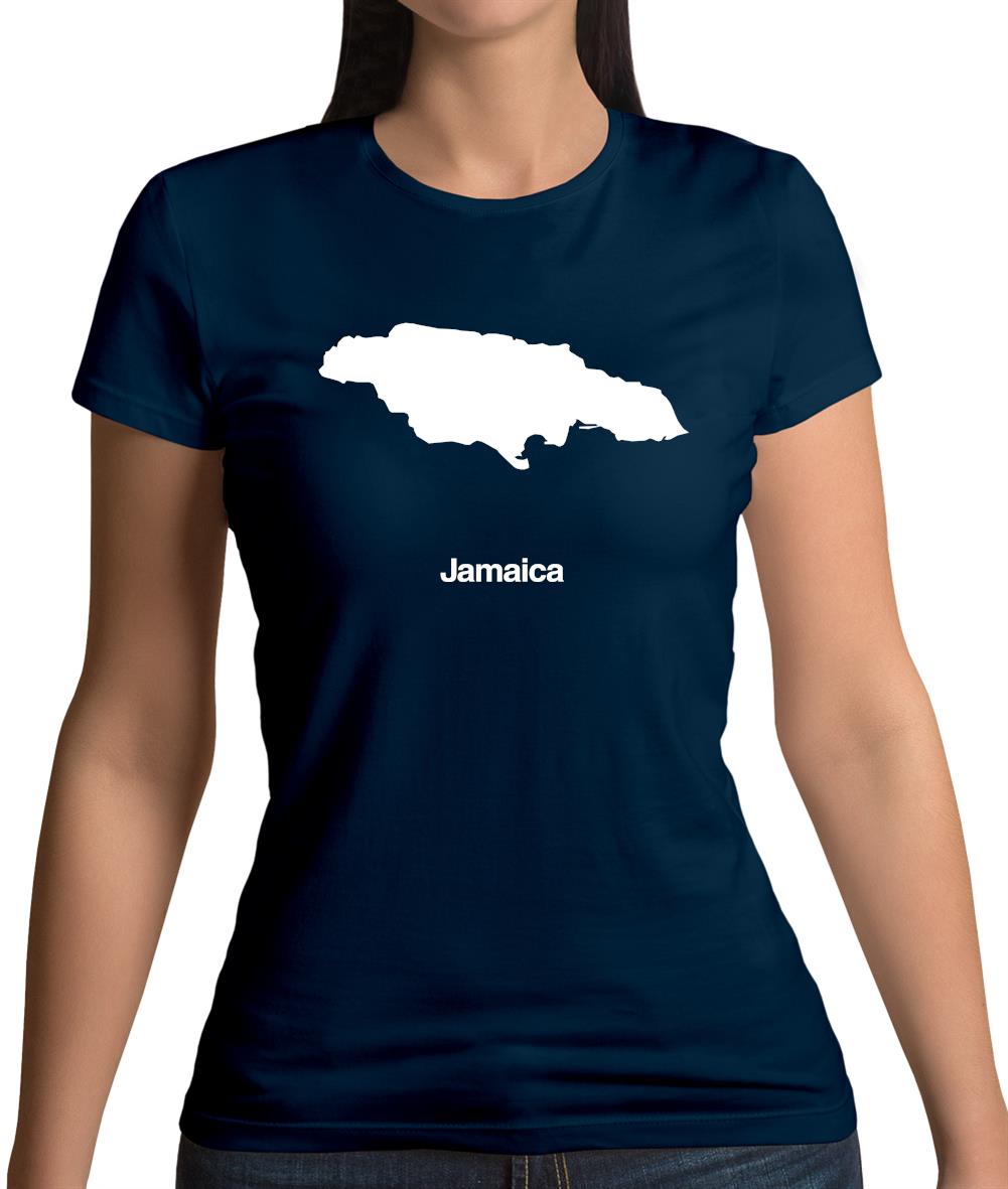 Jamaica Silhouette Womens T-Shirt