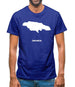 Jamaica Silhouette Mens T-Shirt