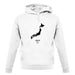 Japan Silhouette unisex hoodie