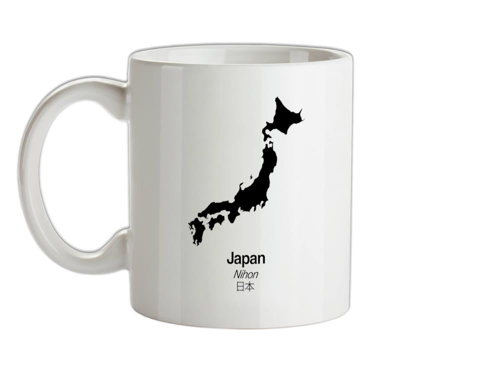 Japan Silhouette Ceramic Mug