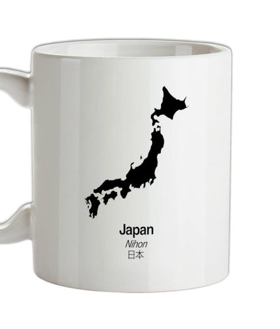 Japan Silhouette Ceramic Mug