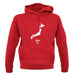 Japan Silhouette unisex hoodie