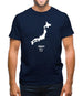 Japan Silhouette Mens T-Shirt