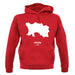 Jersey Silhouette unisex hoodie