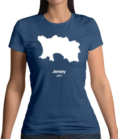 Jersey Silhouette Womens T-Shirt