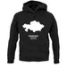 Kazakhstan Silhouette unisex hoodie