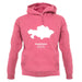 Kazakhstan Silhouette unisex hoodie