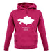 Kazakhstan Silhouette unisex hoodie