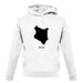 Kenya Silhouette unisex hoodie