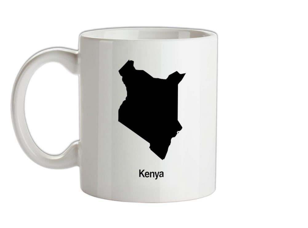 Kenya Silhouette Ceramic Mug