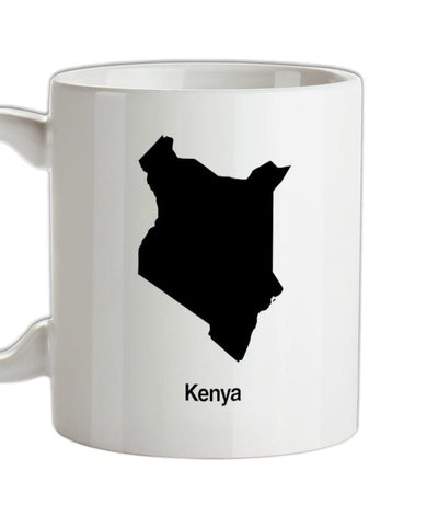 Kenya Silhouette Ceramic Mug