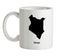 Kenya Silhouette Ceramic Mug