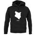 Kenya Silhouette unisex hoodie