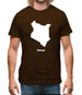 Kenya Silhouette Mens T-Shirt