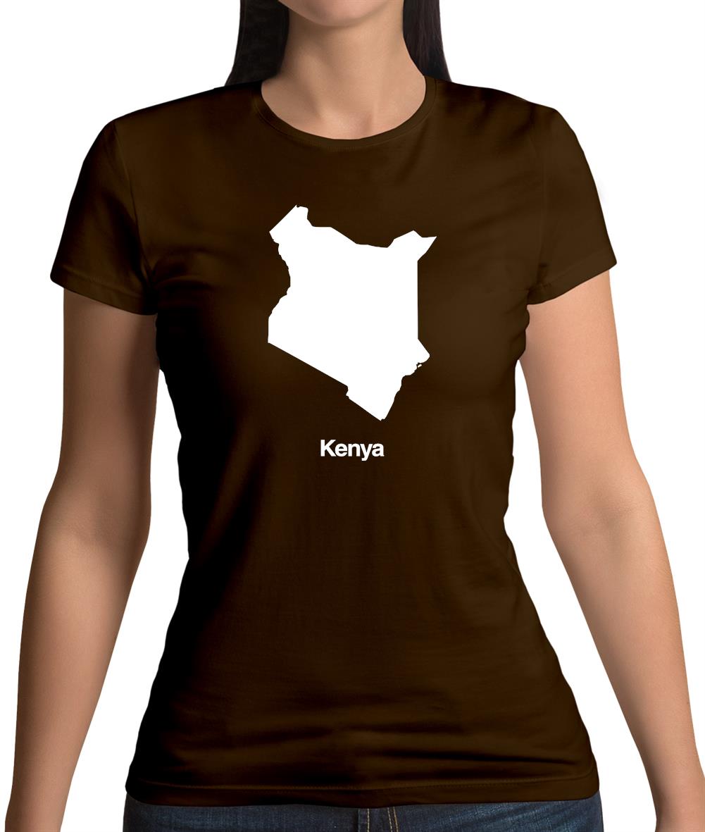 Kenya Silhouette Womens T-Shirt
