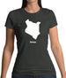 Kenya Silhouette Womens T-Shirt