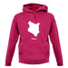 Kenya Silhouette unisex hoodie