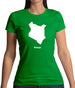 Kenya Silhouette Womens T-Shirt