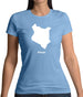 Kenya Silhouette Womens T-Shirt