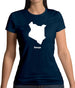 Kenya Silhouette Womens T-Shirt