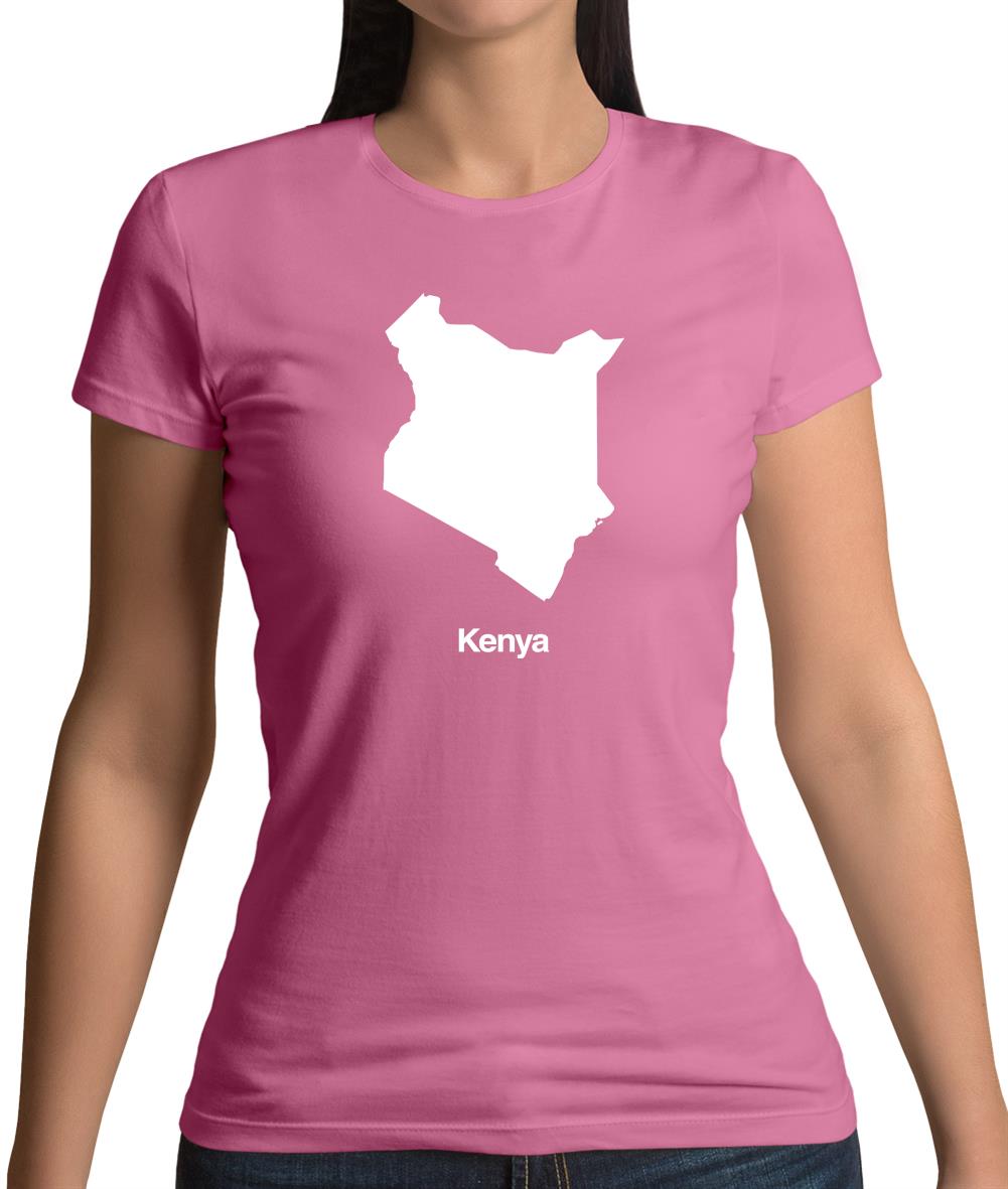 Kenya Silhouette Womens T-Shirt