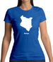 Kenya Silhouette Womens T-Shirt