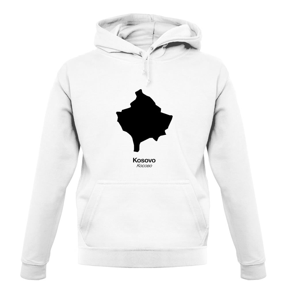 Kosovo Silhouette unisex hoodie
