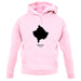 Kosovo Silhouette unisex hoodie