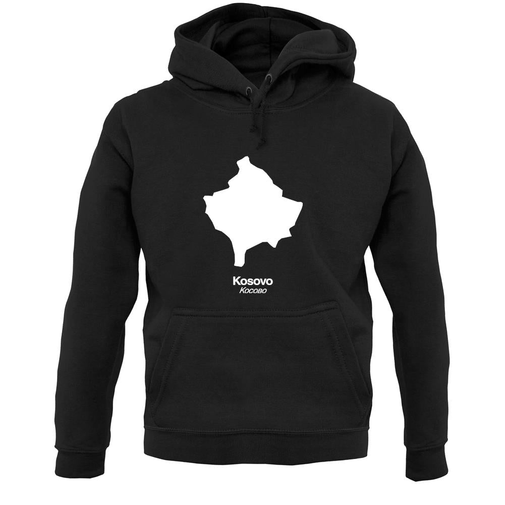 Kosovo Silhouette Unisex Hoodie