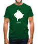 Kosovo Silhouette Mens T-Shirt