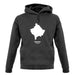 Kosovo Silhouette unisex hoodie