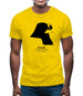 Kuwait Silhouette Mens T-Shirt