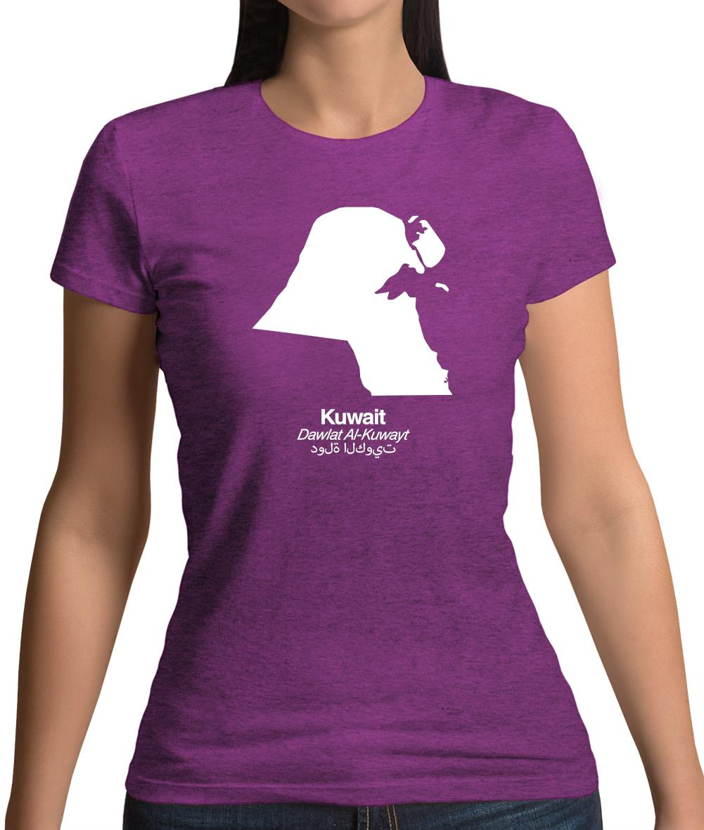 Kuwait Silhouette Womens T-Shirt