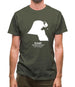 Kuwait Silhouette Mens T-Shirt