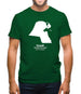 Kuwait Silhouette Mens T-Shirt