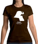 Kuwait Silhouette Womens T-Shirt