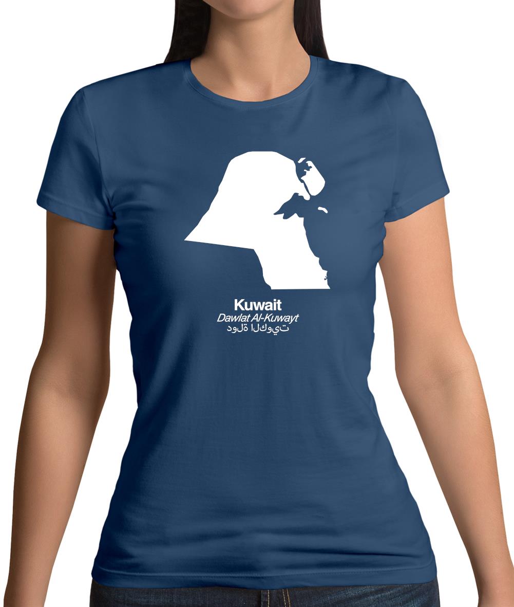 Kuwait Silhouette Womens T-Shirt