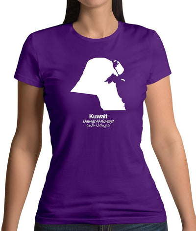 Kuwait Silhouette Womens T-Shirt