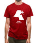 Kuwait Silhouette Mens T-Shirt