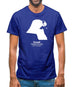 Kuwait Silhouette Mens T-Shirt