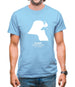 Kuwait Silhouette Mens T-Shirt