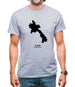 Laos Silhouette Mens T-Shirt