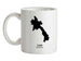 Laos Silhouette Ceramic Mug