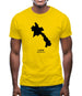 Laos Silhouette Mens T-Shirt