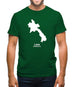 Laos Silhouette Mens T-Shirt