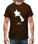 Laos Silhouette Mens T-Shirt