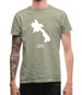 Laos Silhouette Mens T-Shirt